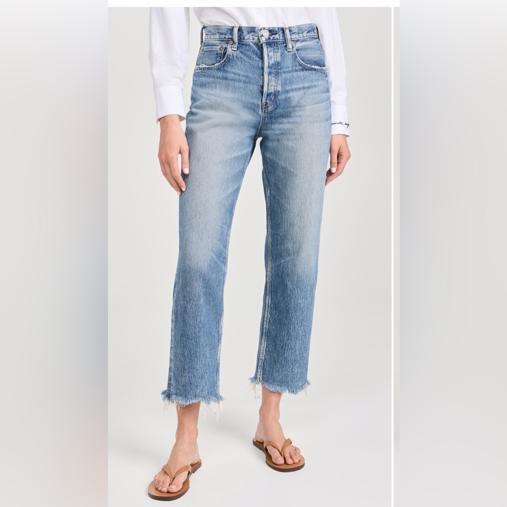 MOUSSY VINTAGE MV Mabel Wide Straight Jeans Size 27 ** flawed - see description
